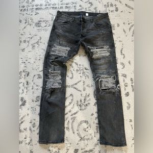 Slim fit black jeans